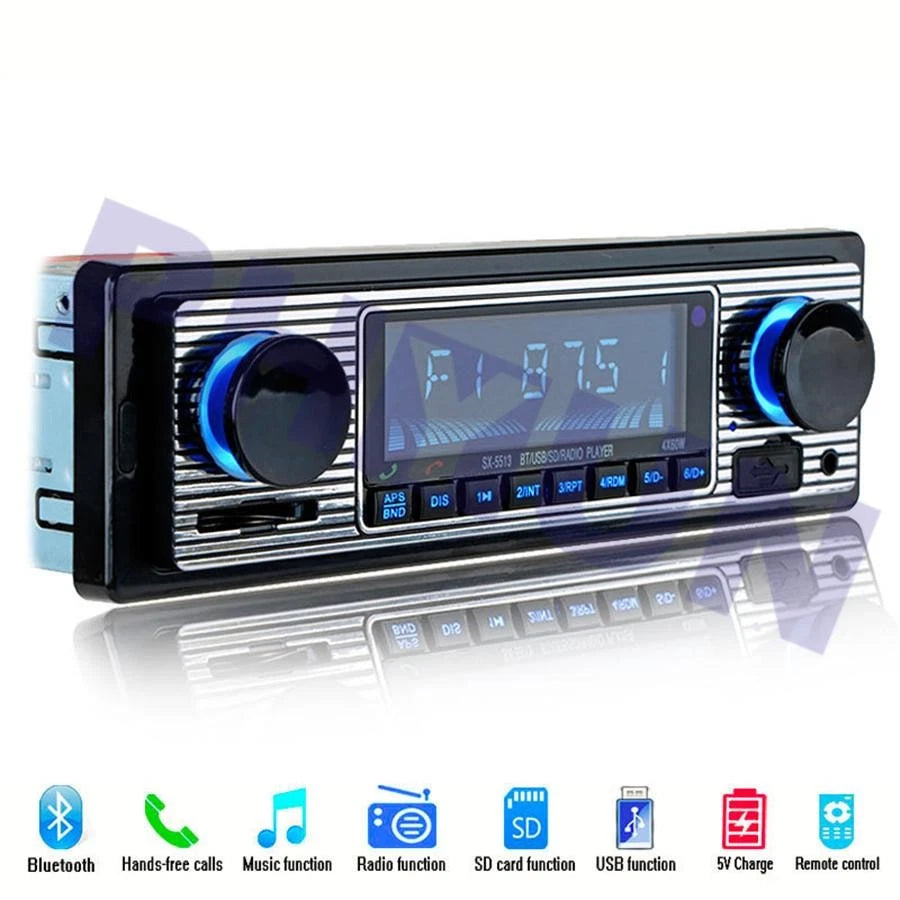 4CH Bluetooth FM Radio MP3 Player for Universal Car (12V)