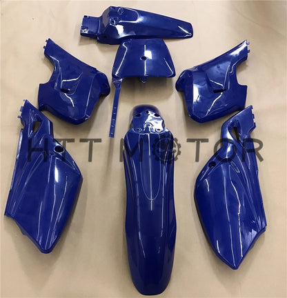 7X Blue Plastic Fairing Body Cover Kits for Baja Dirt Runner 125 (2010–2015)