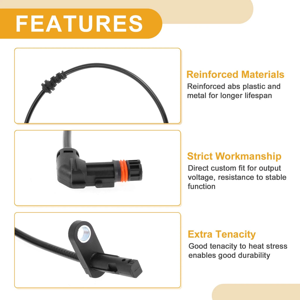 ABS Wheel Speed Sensor Replacement Front for Mercedes-Benz E400 (2014–2016)