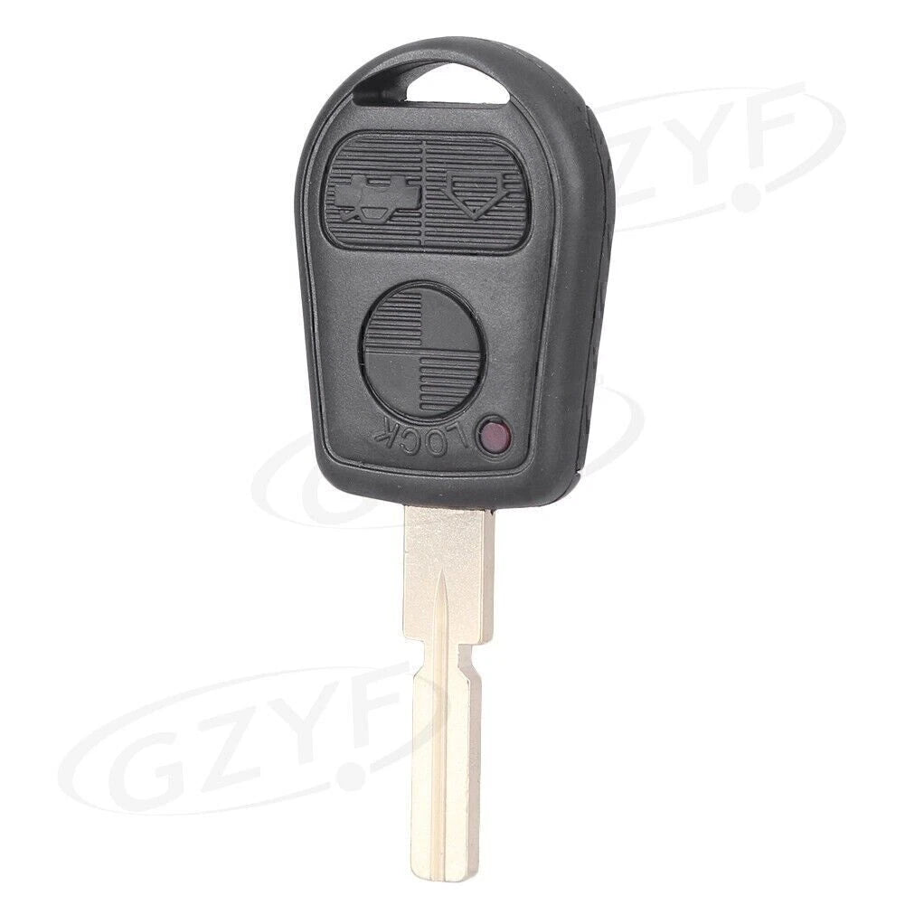 Key Shell Case for BMW E31 E32 E34 E36 E38 E39 E46 Z3 (3 Buttons)