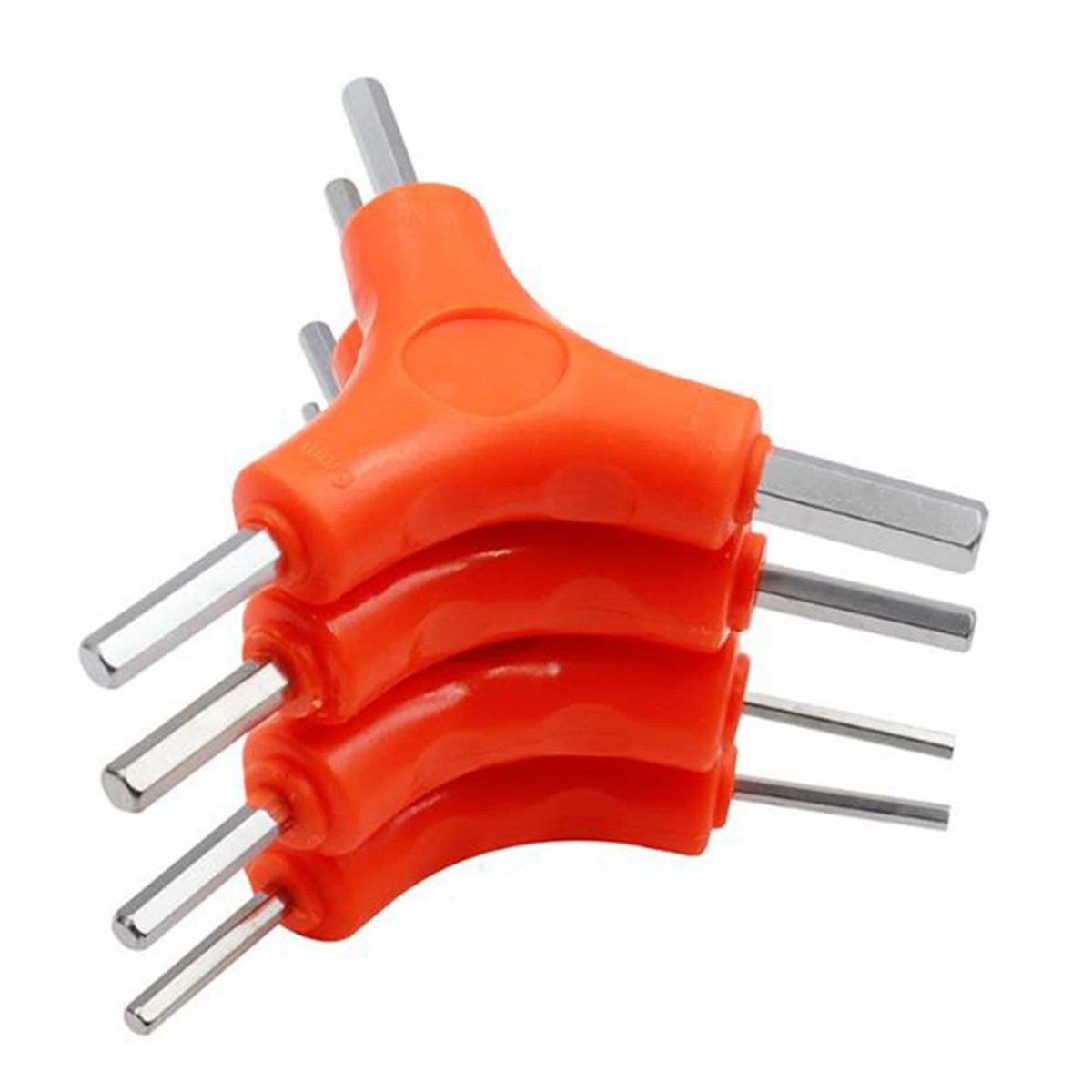 Set of 6 Trigeminal Hex Key Spanners 2.5-8mm for