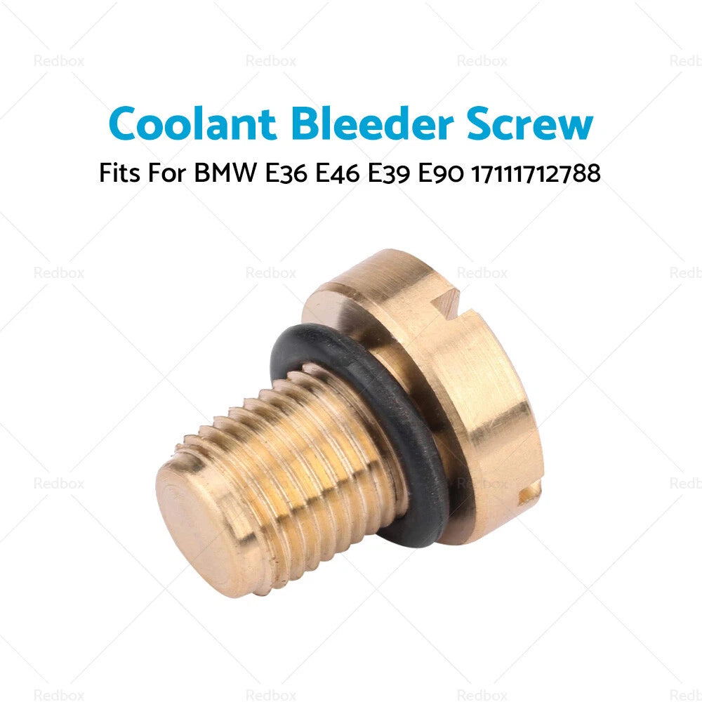 Vent Screw for BMW 1 Series (2004) E87 - Brass Radiator Coolant Bleed Screw