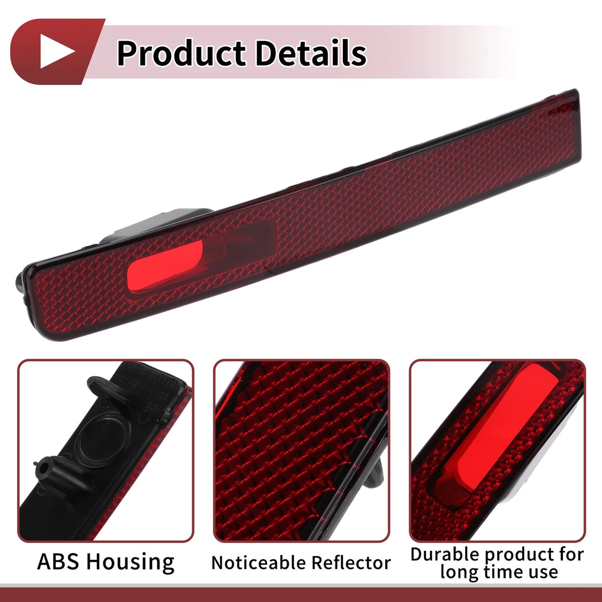 1Pc Rear Left Bumper Reflector No.LR130826 for Land Rover Defender 90 (2020–2023)
