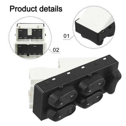 Front Left Master Power Window Switch for Ford F Series Trucks 1999 2001