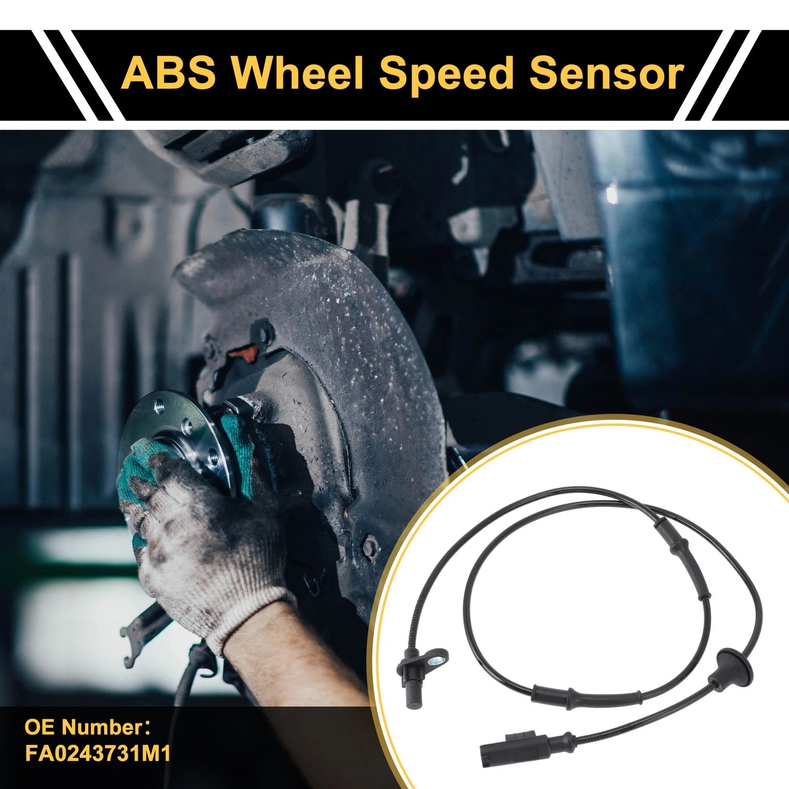 ABS Wheel Speed Sensor Front Left for Mazda 323 (2006–2012)