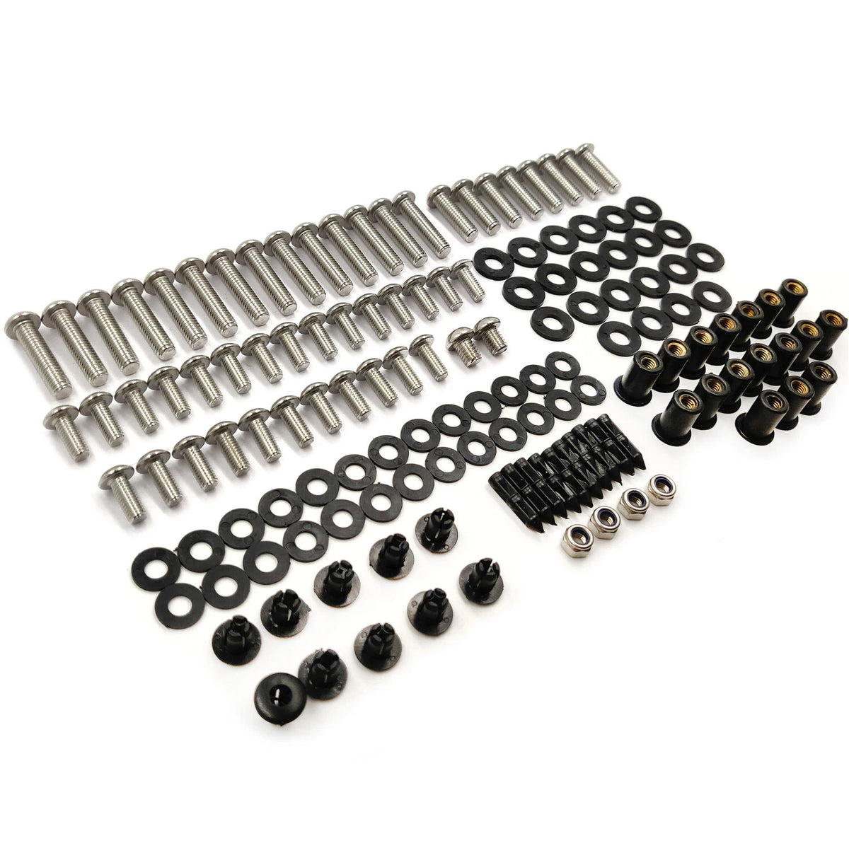 Complete Fairing Bolts Kit for Kawasaki Ninja ZX10R (2004–2005)