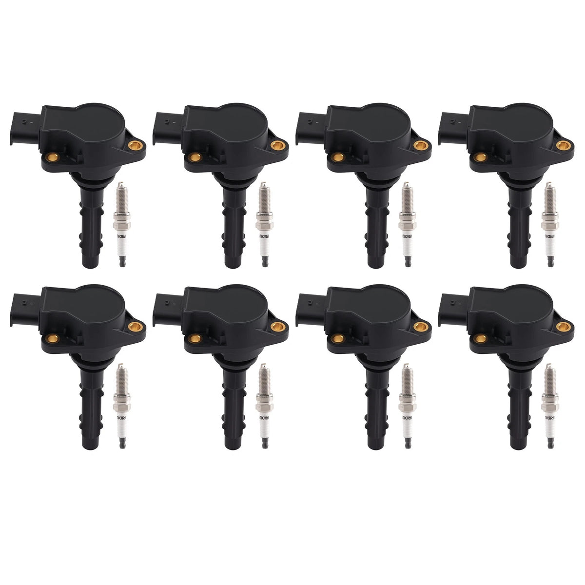 8x Ignition Coil & Spark Plug for Mercedes-Benz E550 G550 ML550 (2007–2015)