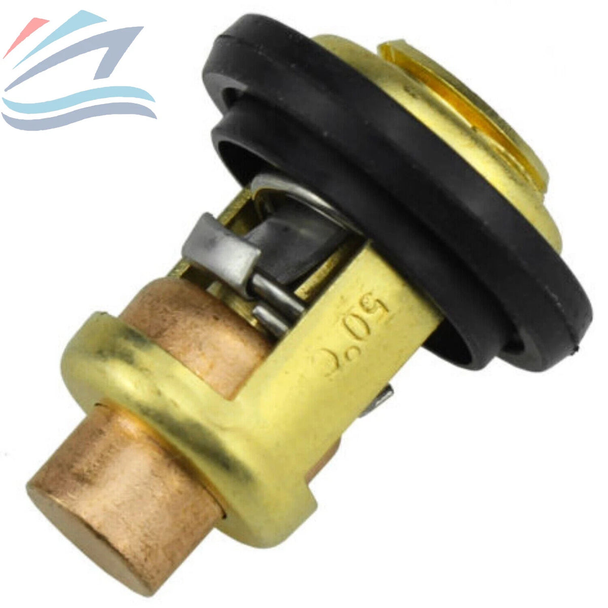 Thermostat EM 6H3-12411 for Yamaha 2 Stroke 60 70 HP Outboard (C60 E60 P60 C70)