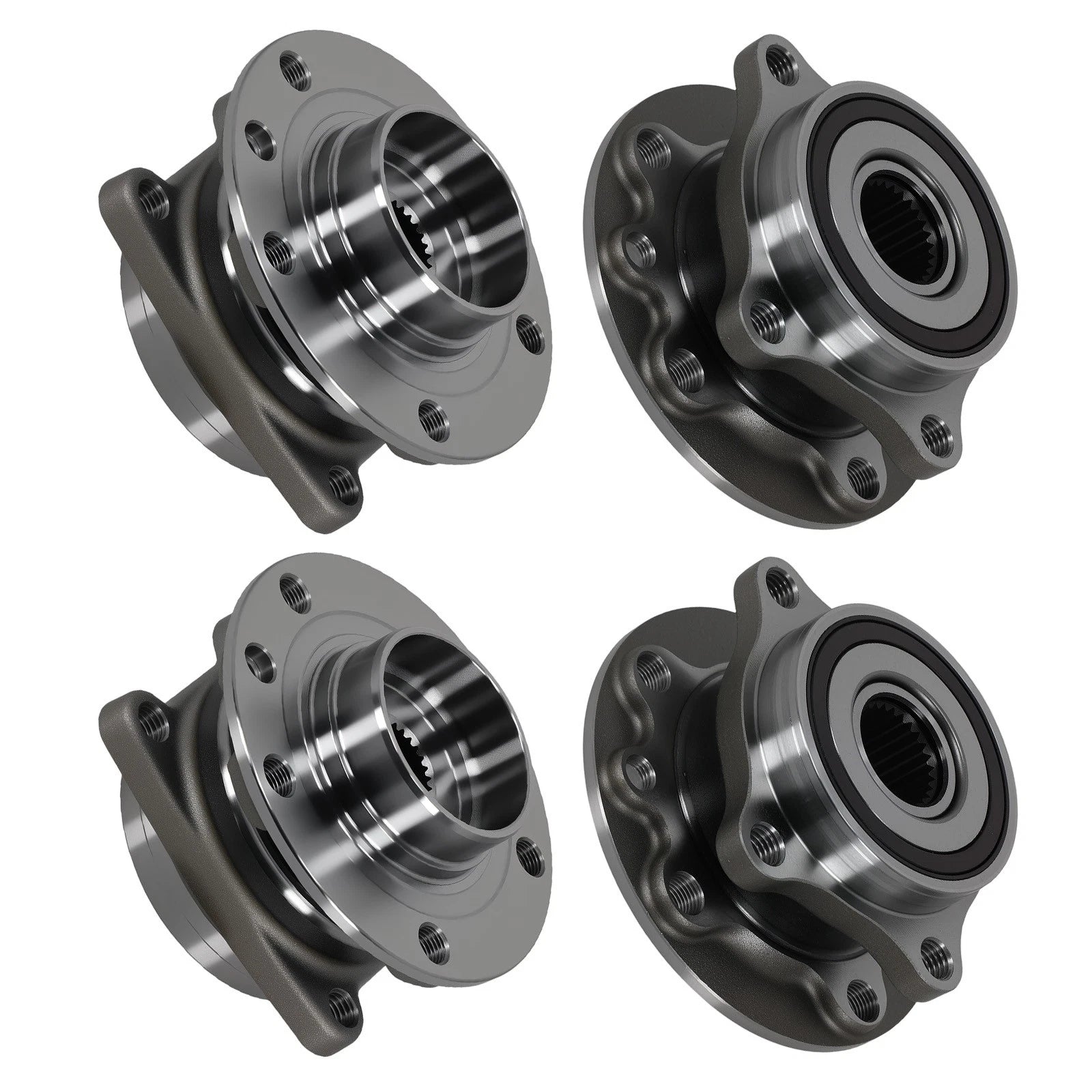 Front Rear Wheel Hub Bearing Assembly for Chrysler 200 AWD (2015–2017)