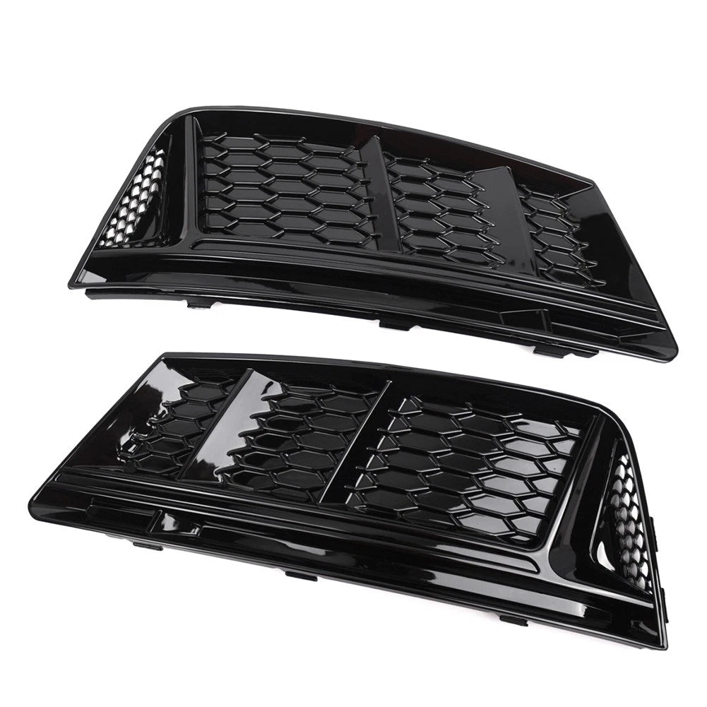 Front Bumper Lower Grill Fog Light Grille for Audi A4 B9 (2016–2018)