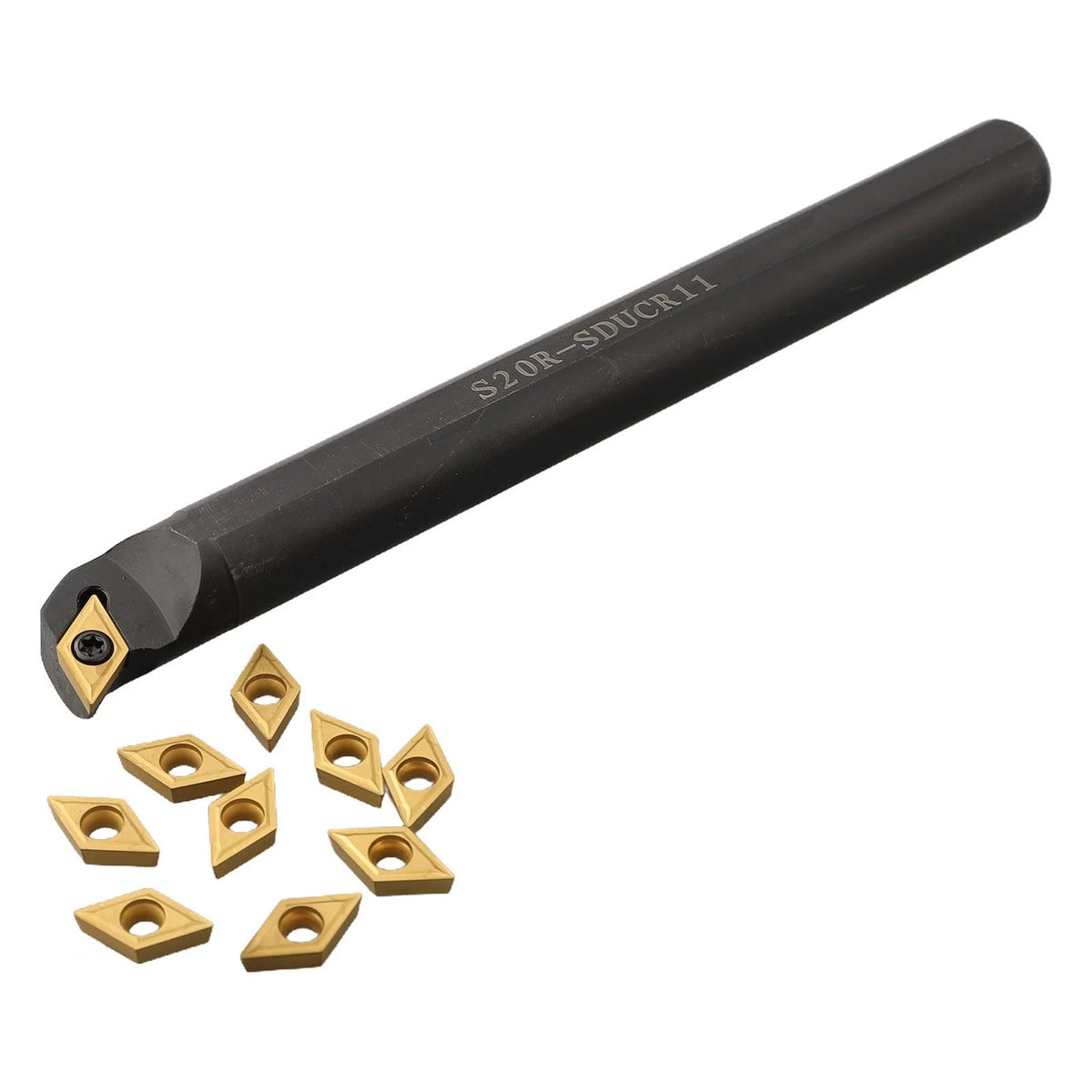 Turning Tool Holder Insert Blades 200mm Shank (200mm)