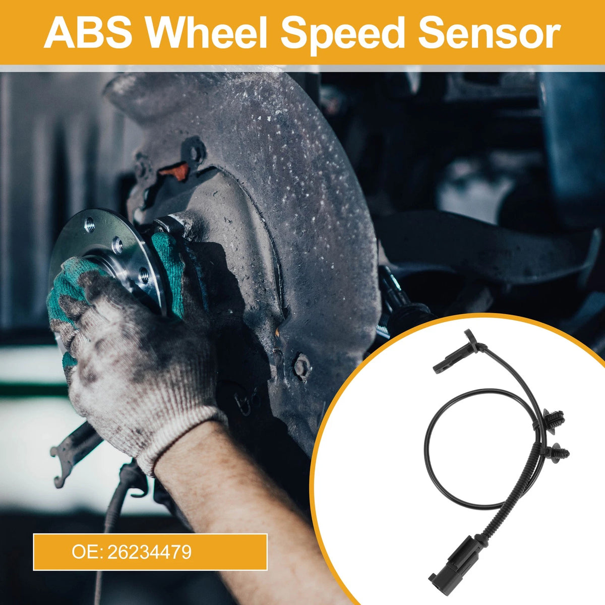 ABS Wheel Speed Sensor No.26234479 for Buick GL8 (2011–2023) Rear Left