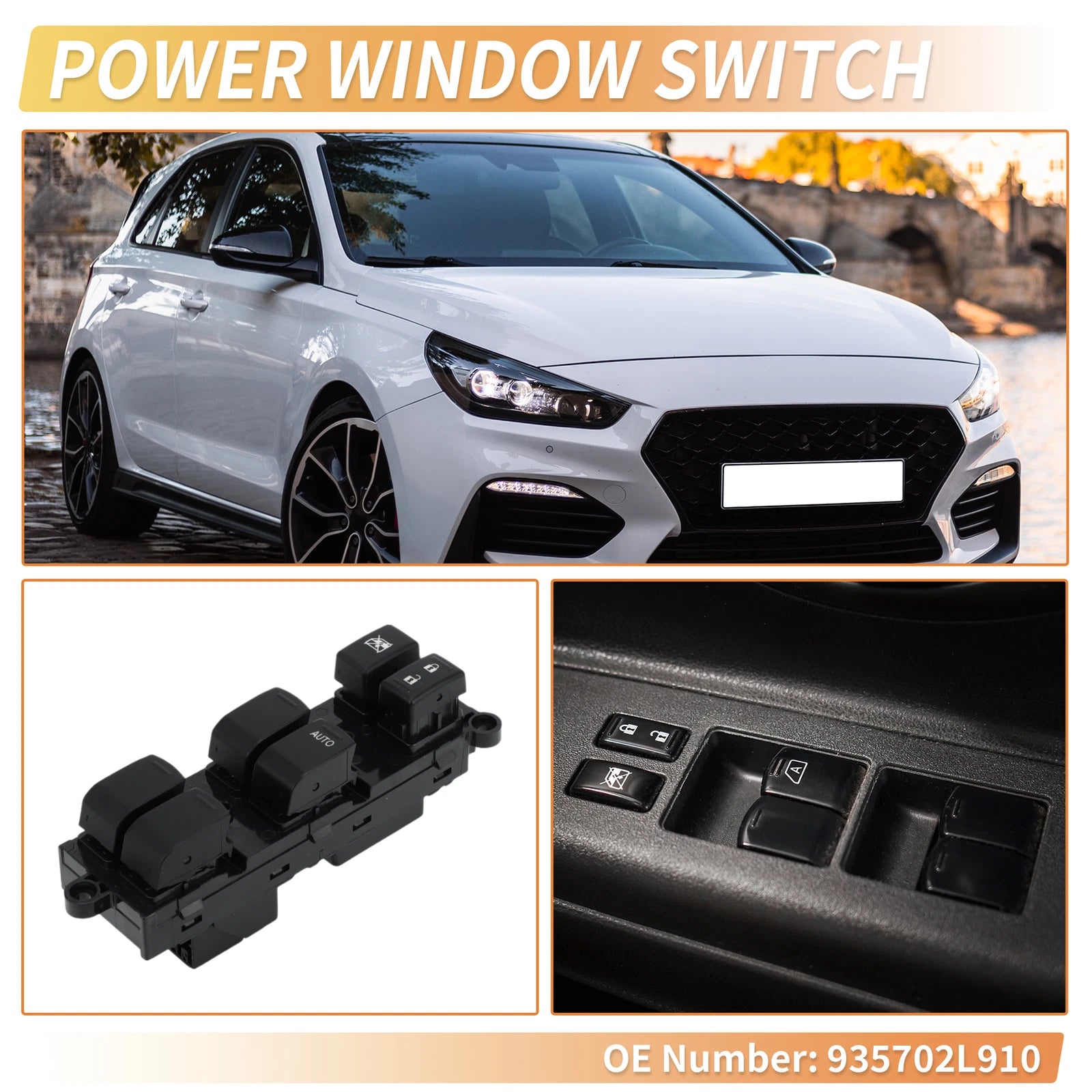Front Right Power Window Switch for Suzuki Vitara (1992–1998)
