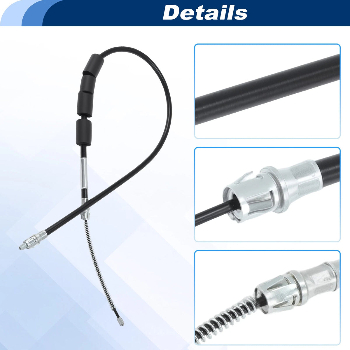 2Pcs Rear Parking Brake Cable for Jeep Wrangler TJ (1997–2006)