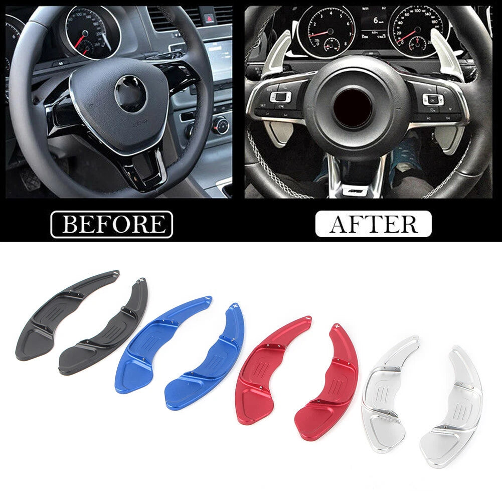 2X Steering Wheel Paddle Shifters for VW Golf 7 (2015–2017)