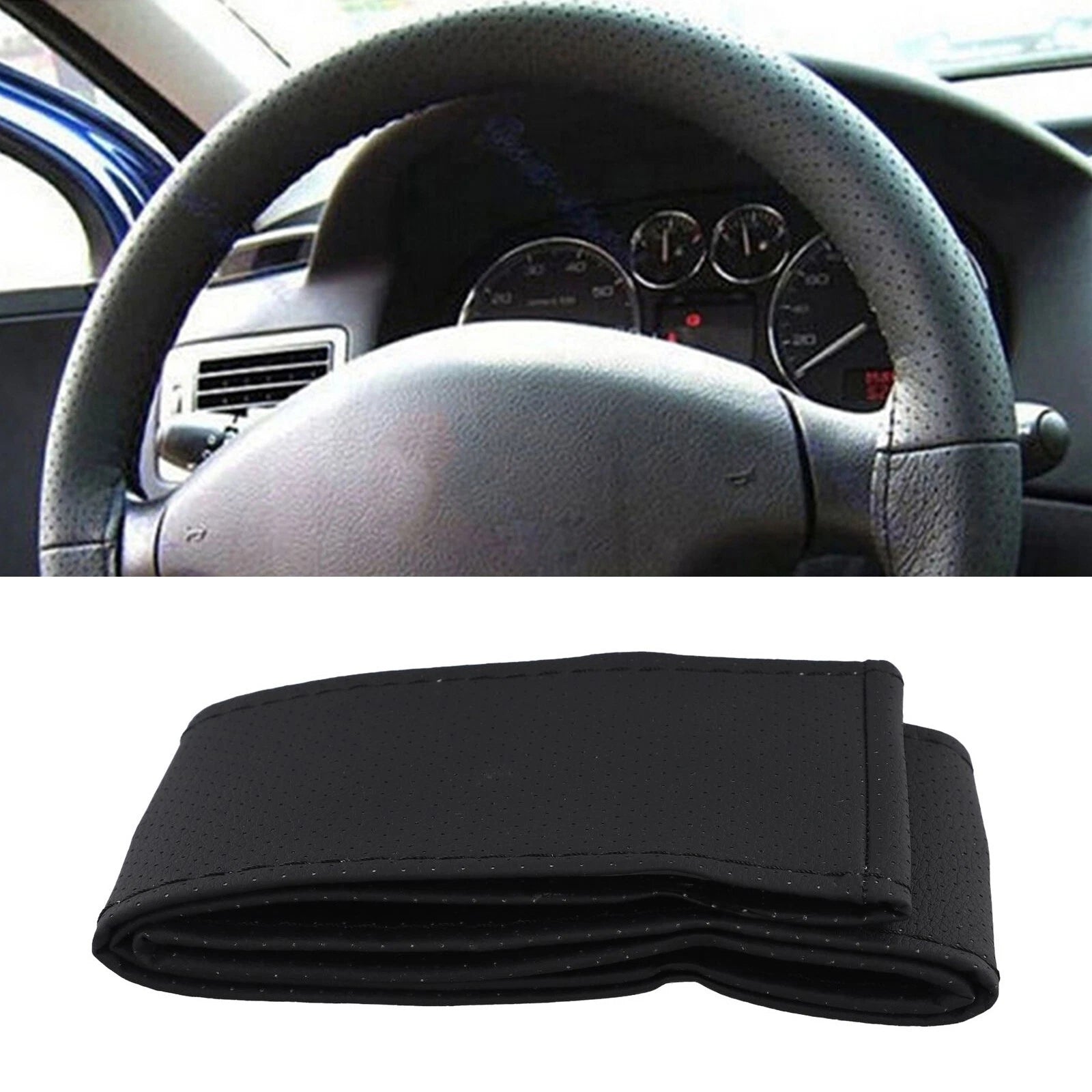 Steering Wheel Cover for Universal Fit (38cm)