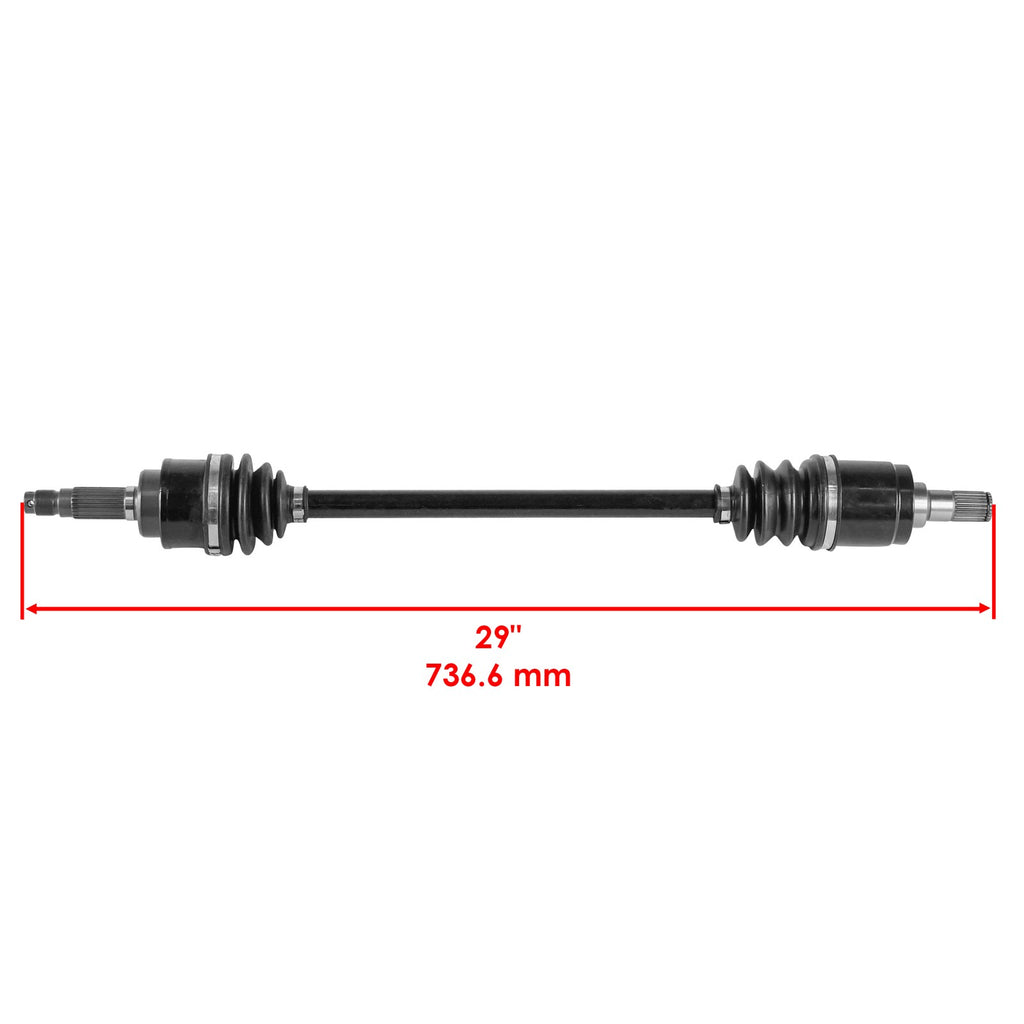 Front and Rear CV Joint Axle Replacement for Honda MUV700 Big Red (2009–2013)