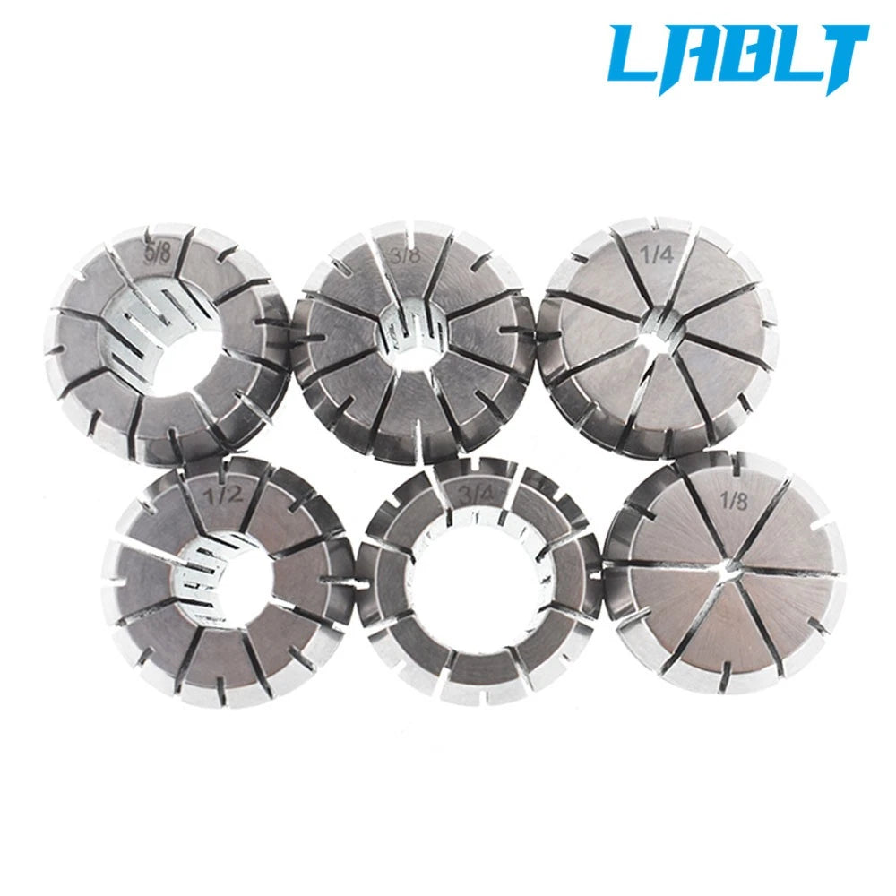 6-Pack ER32 Spring Collet Set for CNC Workholding Engraving Milling Lathe
