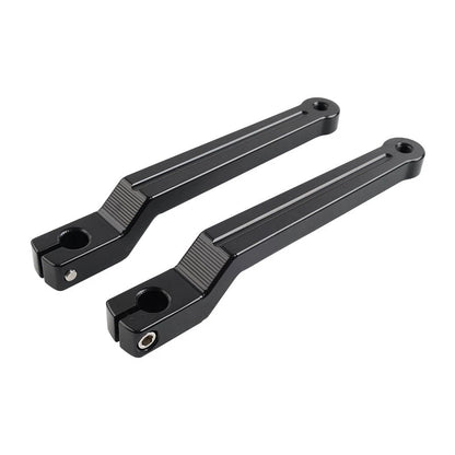 1 Pair of Glossy Black Heel & Toe Gear Shift Levers For Harley Softail Touring