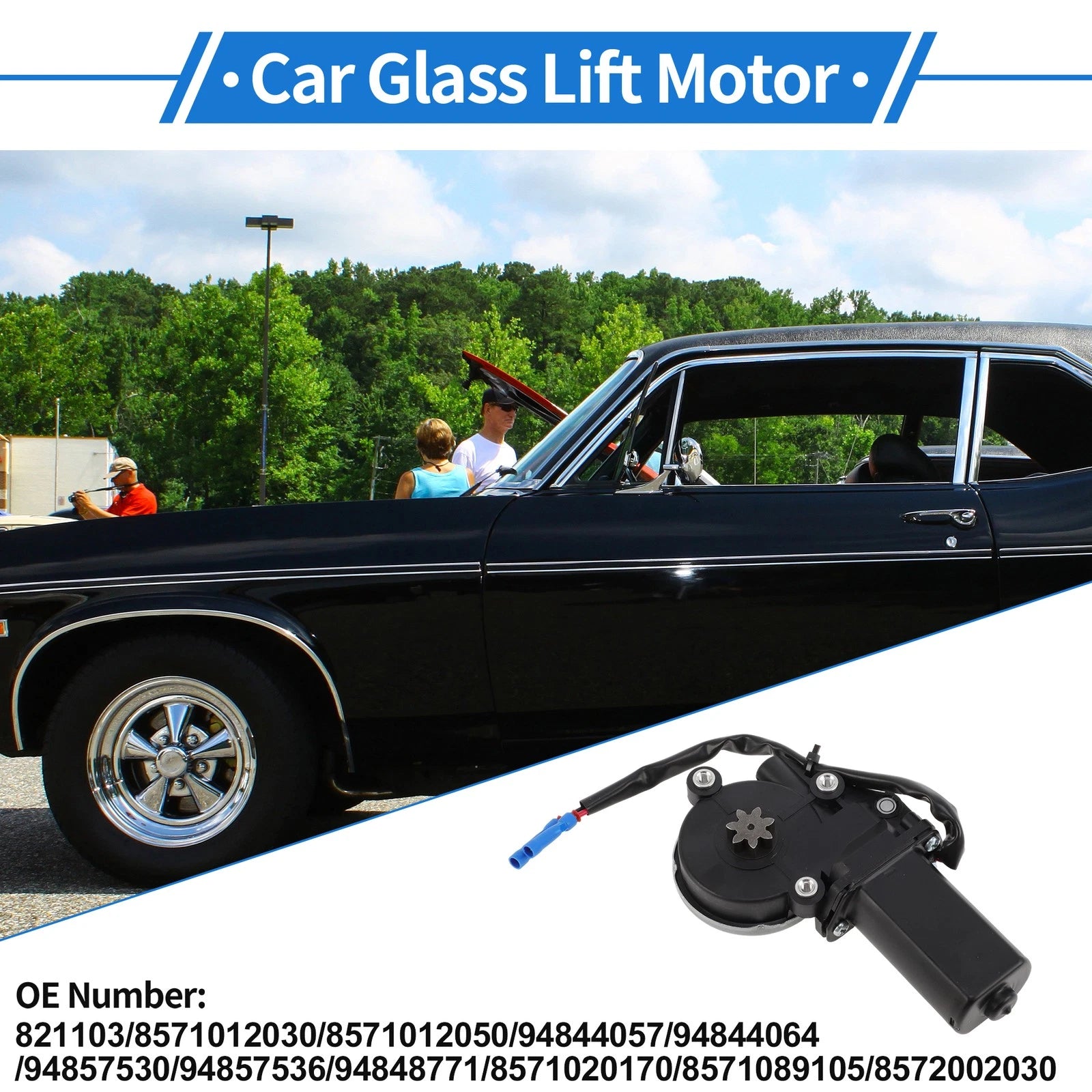 Power Window Regulator Lift Motor Replacement for Chevrolet Nova (1987–1988)