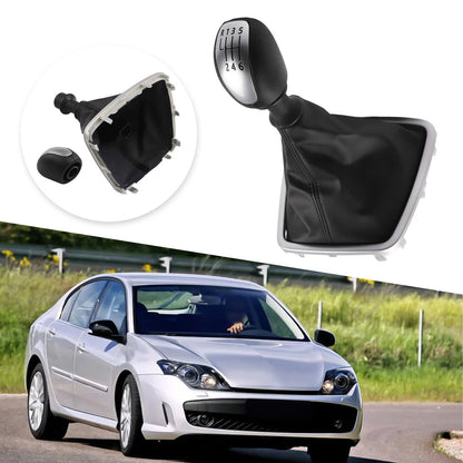 Leather Shift Knob Cover for Renault Laguna 3 (2007–2015)