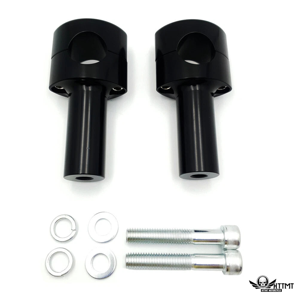 Hefty Springer 1.25" Mount Handlebar 4" Riser Kit for Harley Honda VTX130 (2002–2009)