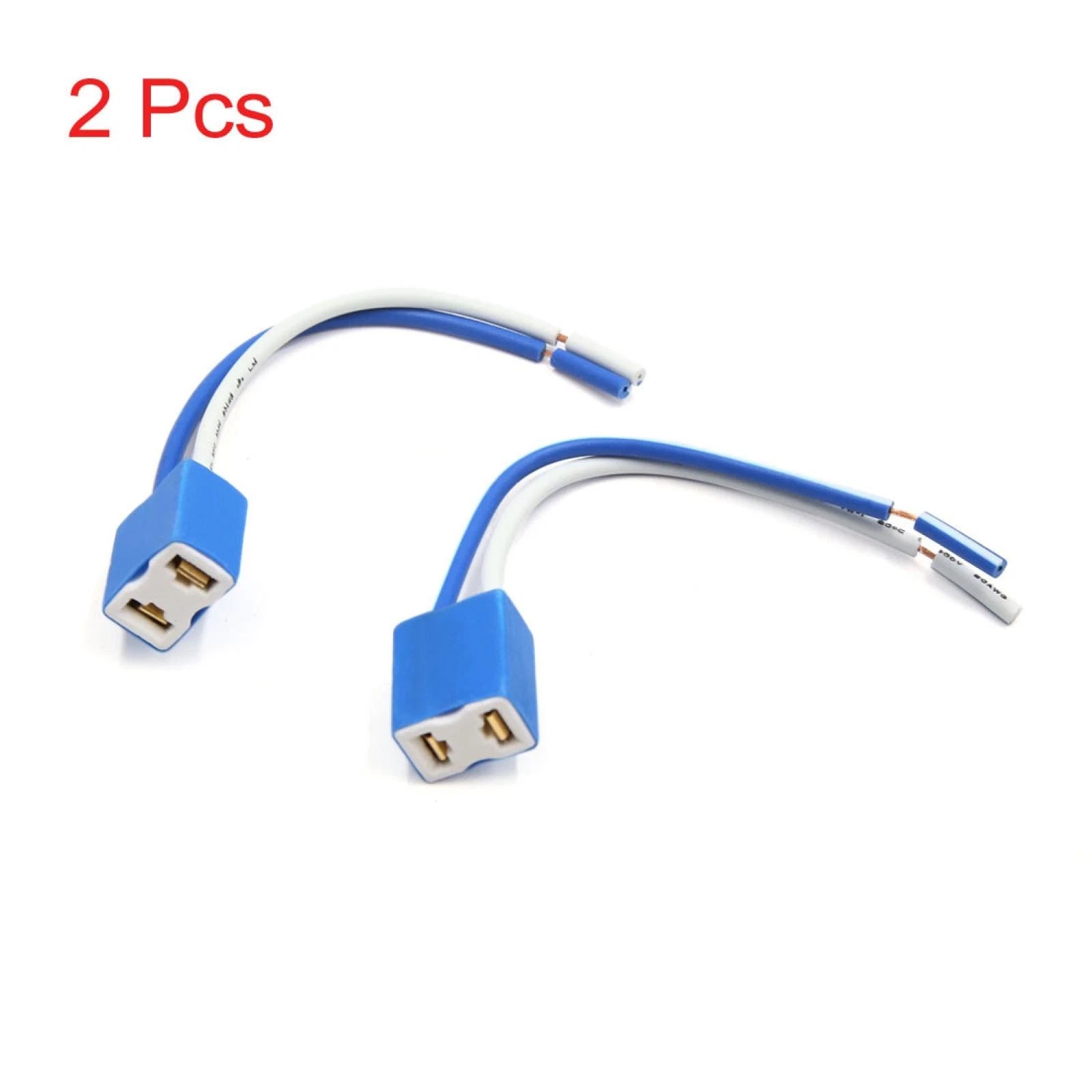 2X H7 Ceramic Headlight Fog Light Bulb Socket Holder Adapter for