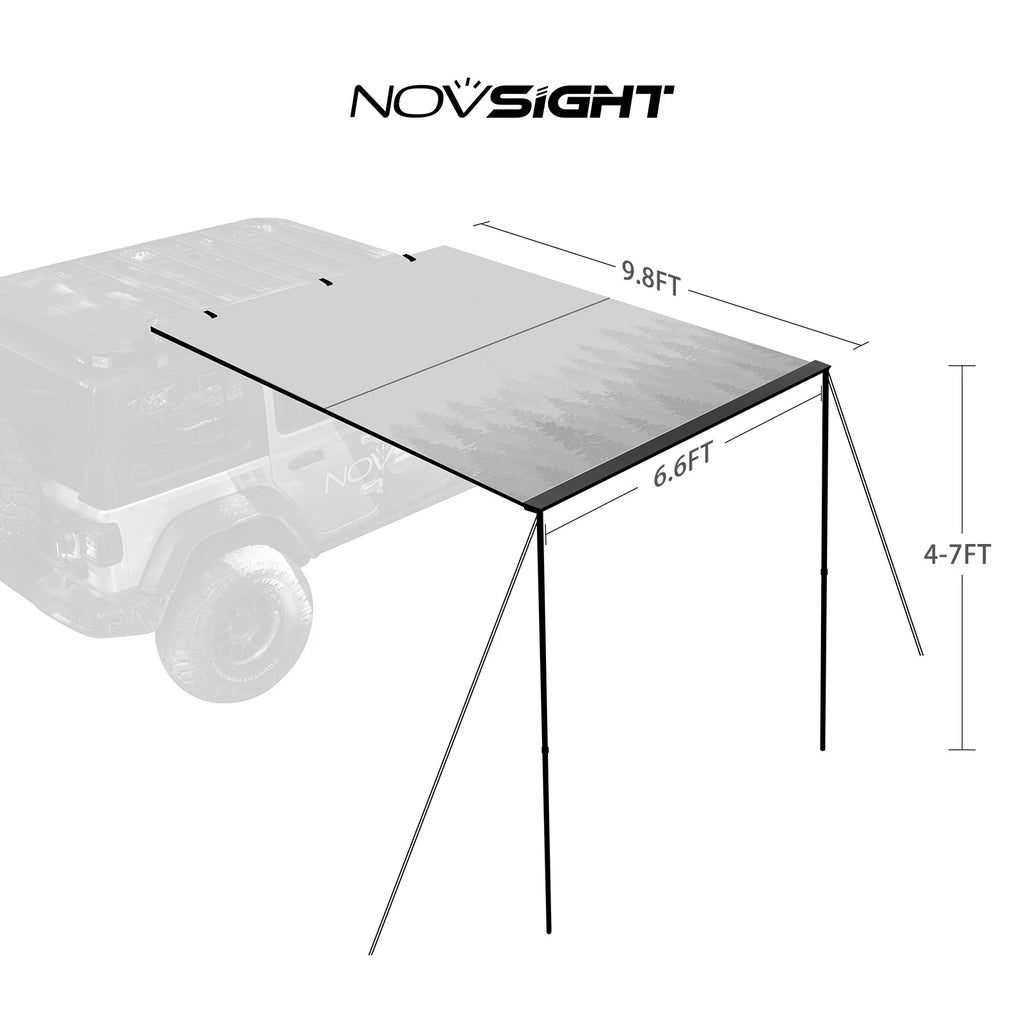 Car Awning for SUV (Waterproof, Camping, Hiking)