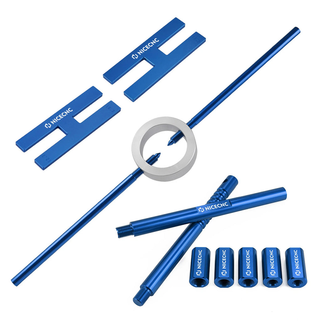 Fork Spring Compressor Tool Set for Universal Motorcycle