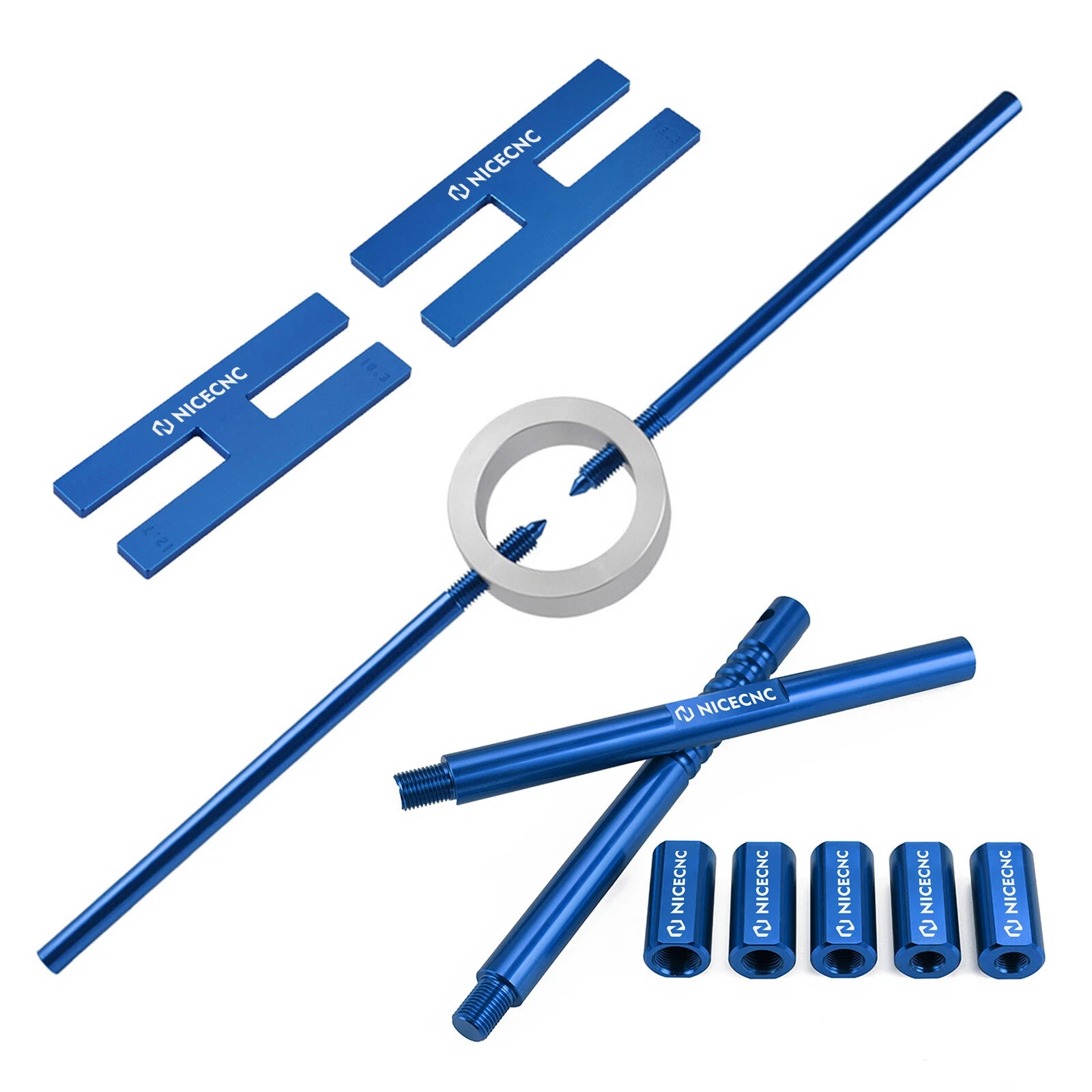Fork Spring Compressor Tool Set for Universal Motorcycle