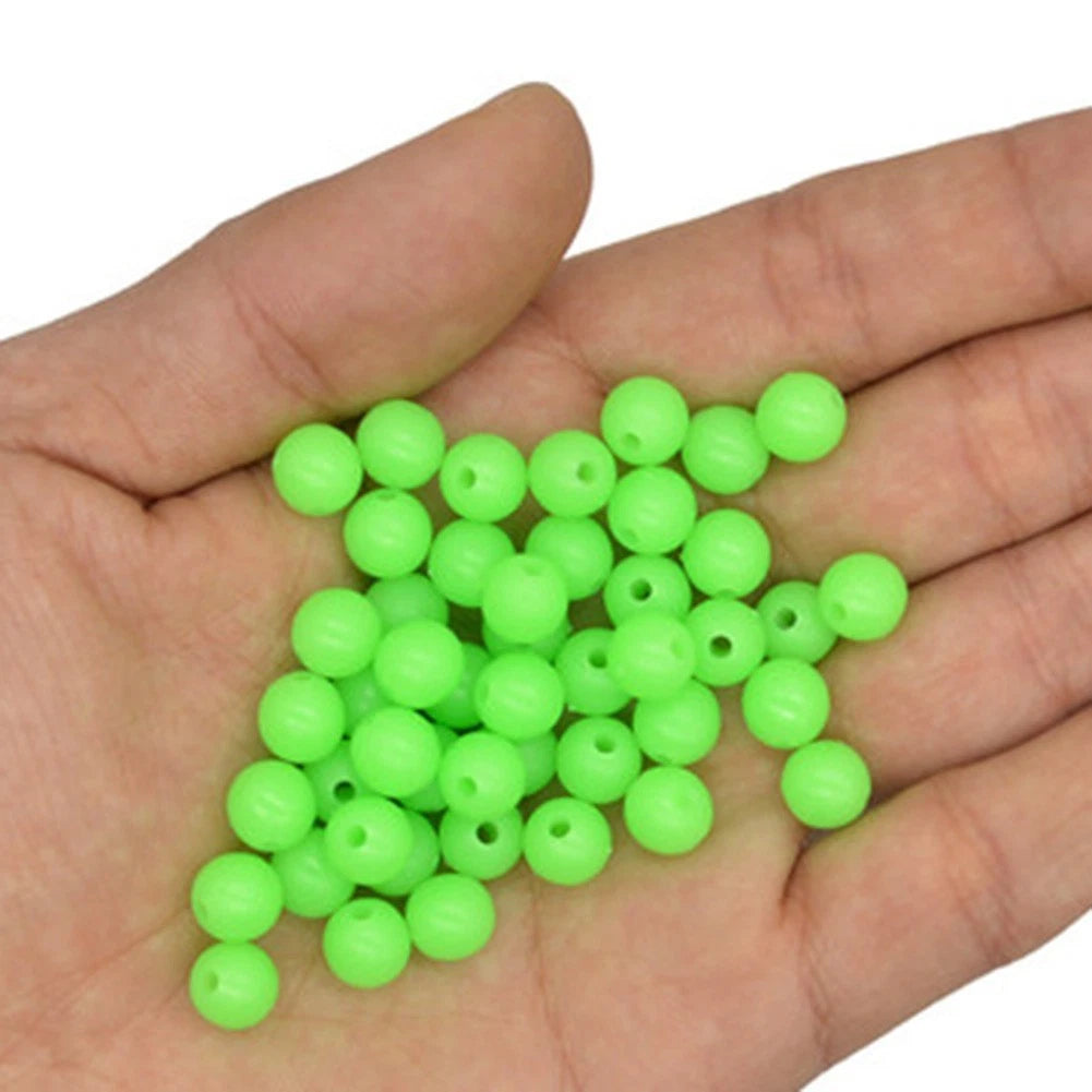Luminous Beads Accessory for Fishing Rig Round Sea