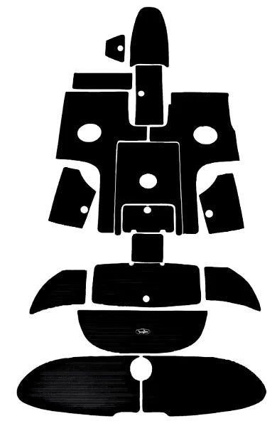 Complete Traction Mats Kit for Yamaha Jet Boat SX 230 HO (2005–2006)