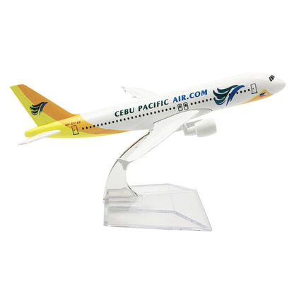 Diecast Model Airplane for A320 Cebu Pacific (1:400 Scale)