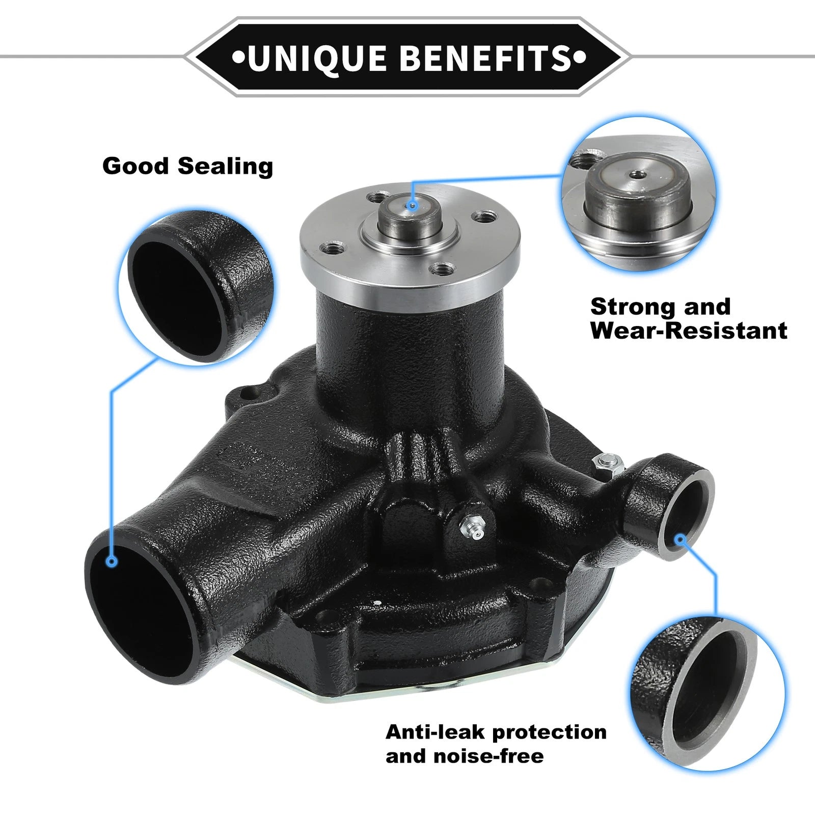 Water Pump with Rubber Ring Kit for Kobelco SK330-6 (2004–2015)