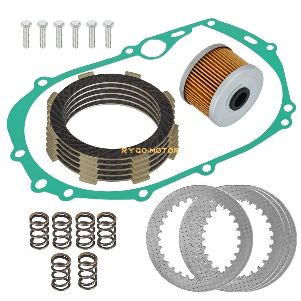 Clutch Plate Kit with Heavy Duty Springs for Kawasaki KLX110 KLX110L DRZ110 Z125 PRO (2002–2023)