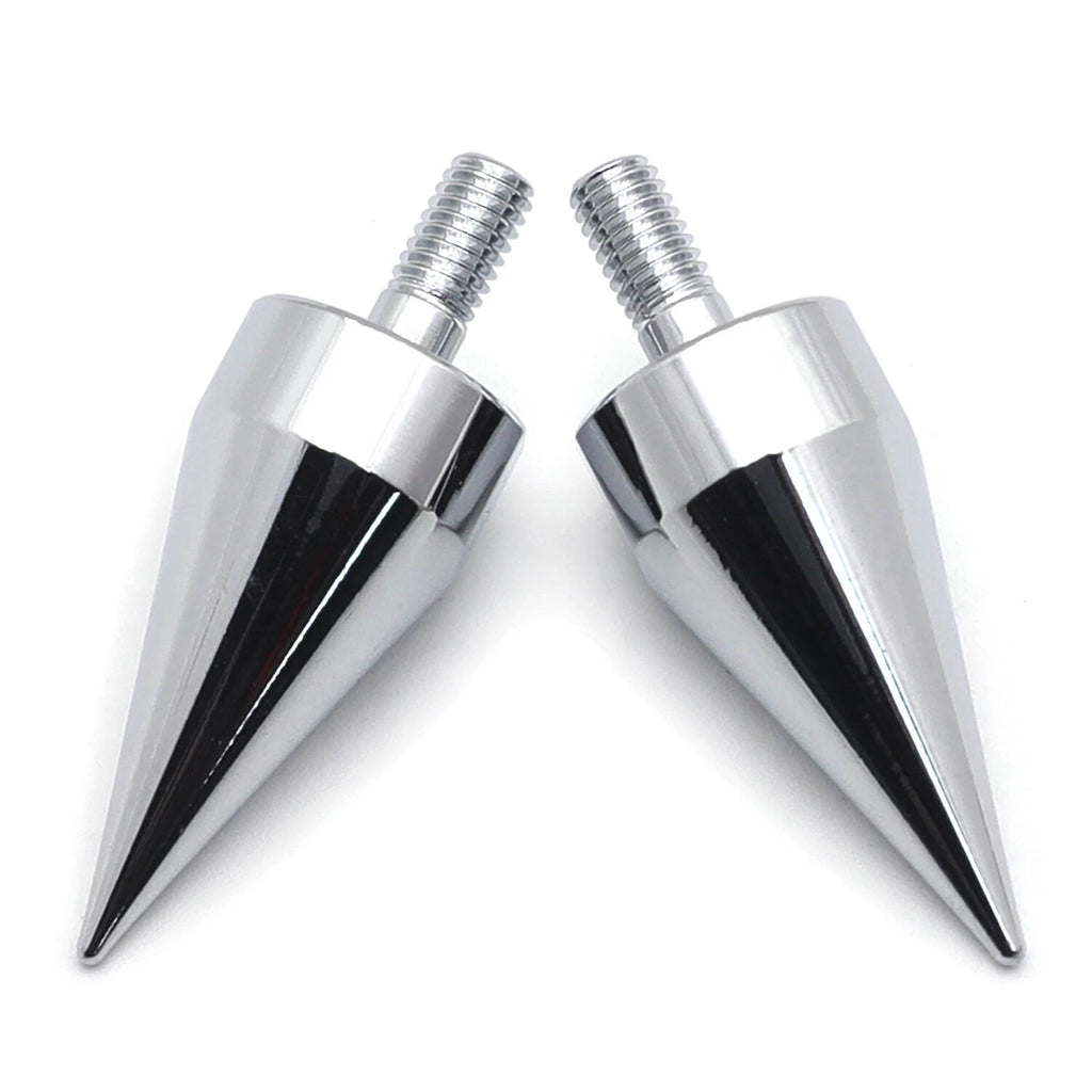 2PC Chrome Spike Bolts for Universal Motorcycle Windscreen Fairings