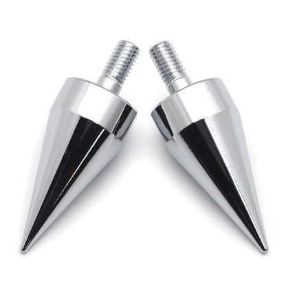 2PC Chrome Spike Bolts for Universal Motorcycle Windscreen Fairings
