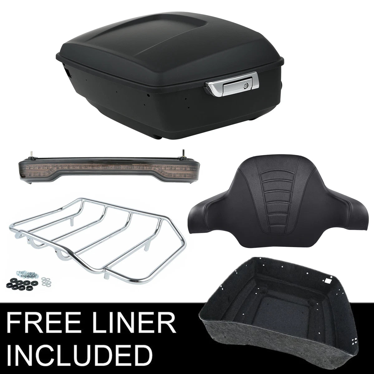 LED Brake Tail Light Rack for Harley Touring Road Glide (2014–Present)