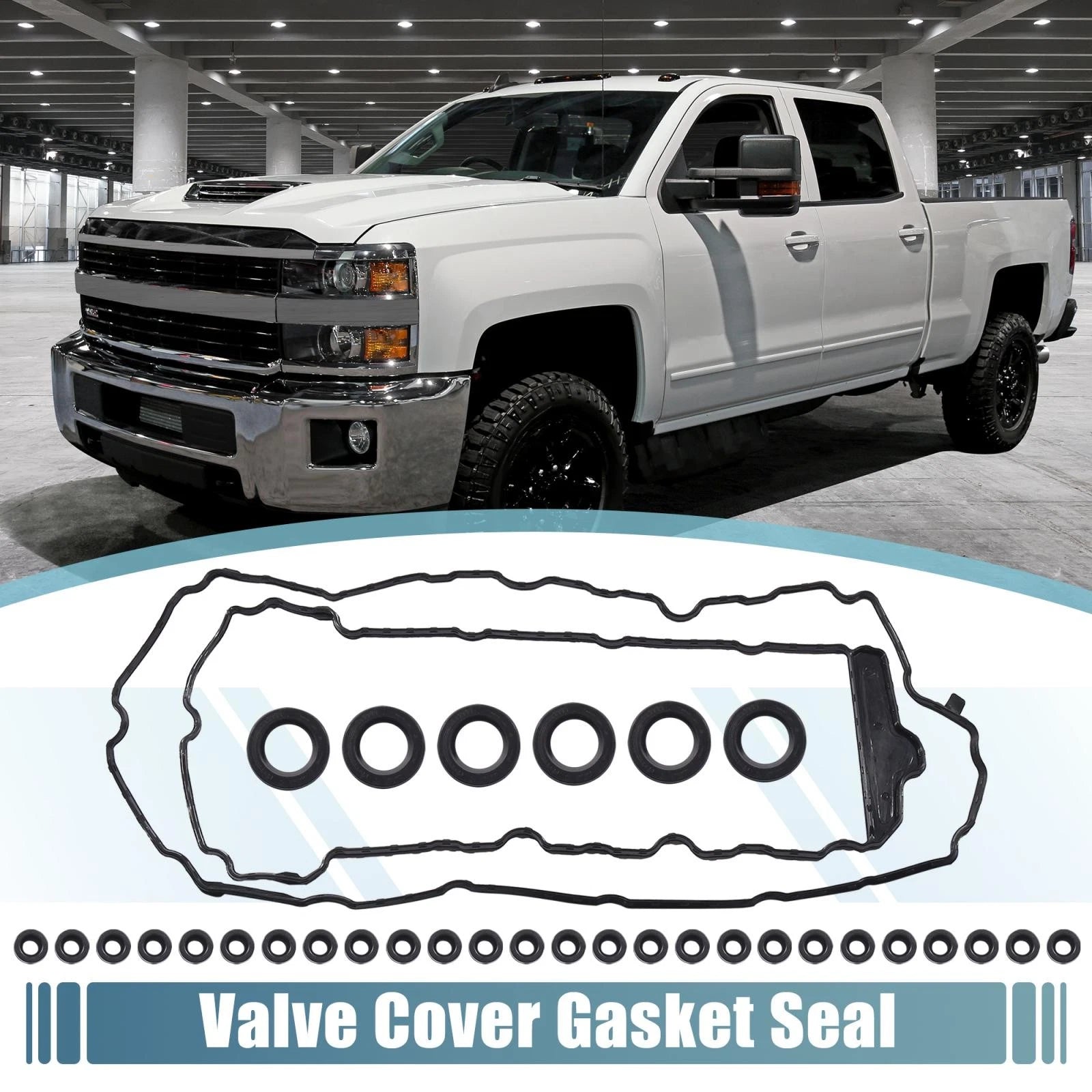 Engine Valve Cover Gasket Set Replacement for Chevrolet Cadillac CTS (2008–2016)