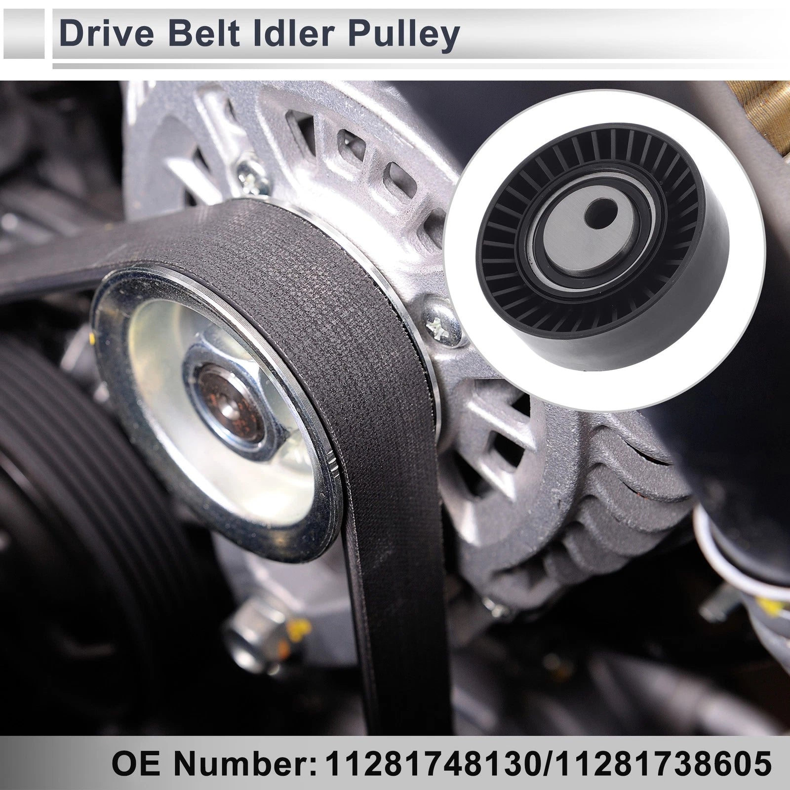 Drive Belt Idler Pulley for BMW 325i 1994–2006 Replacement