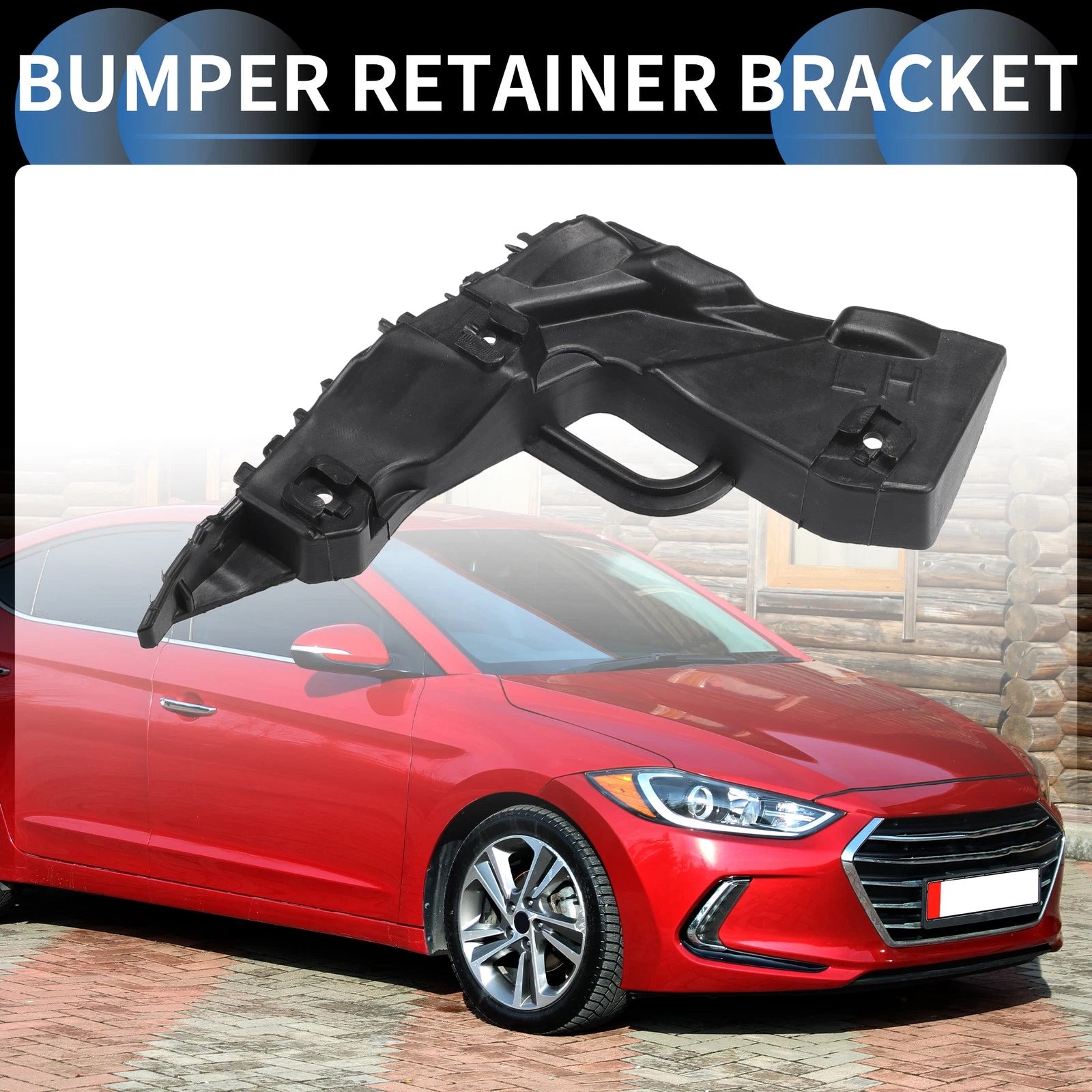 Left Front Bumper Retainer Bracket for Hyundai Elantra (2017–2018)