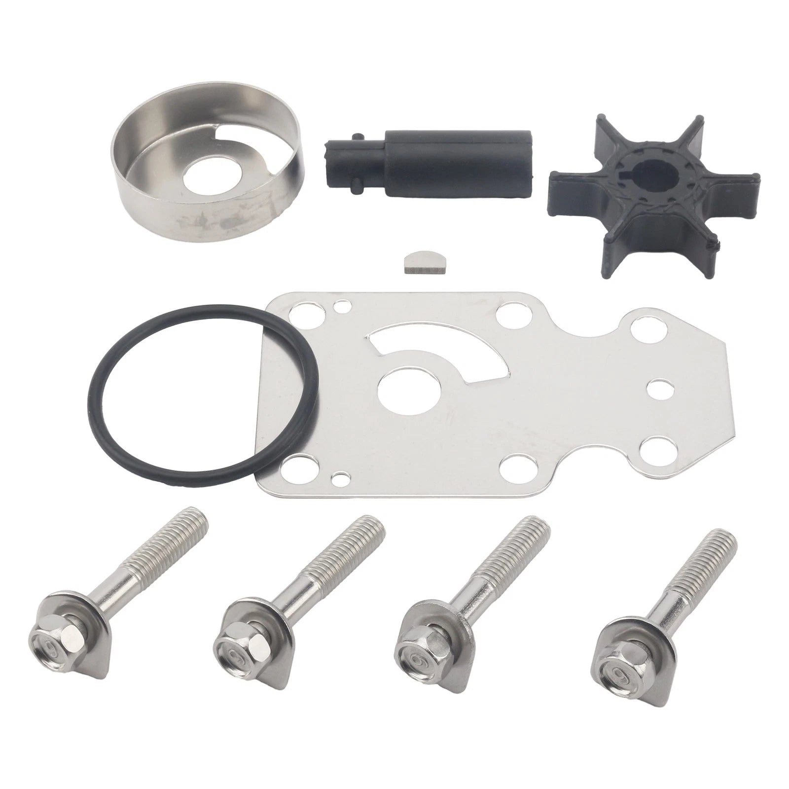 Water Pump Service Kit 68T-W0078-00 for Yamaha Marine 4-Stroke 6HP 8HP (2000–2023)