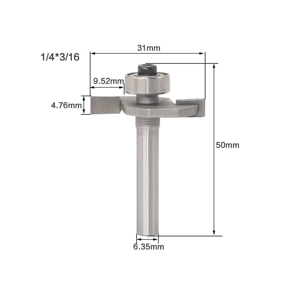 1/4" Shank Woodworking Cutter for