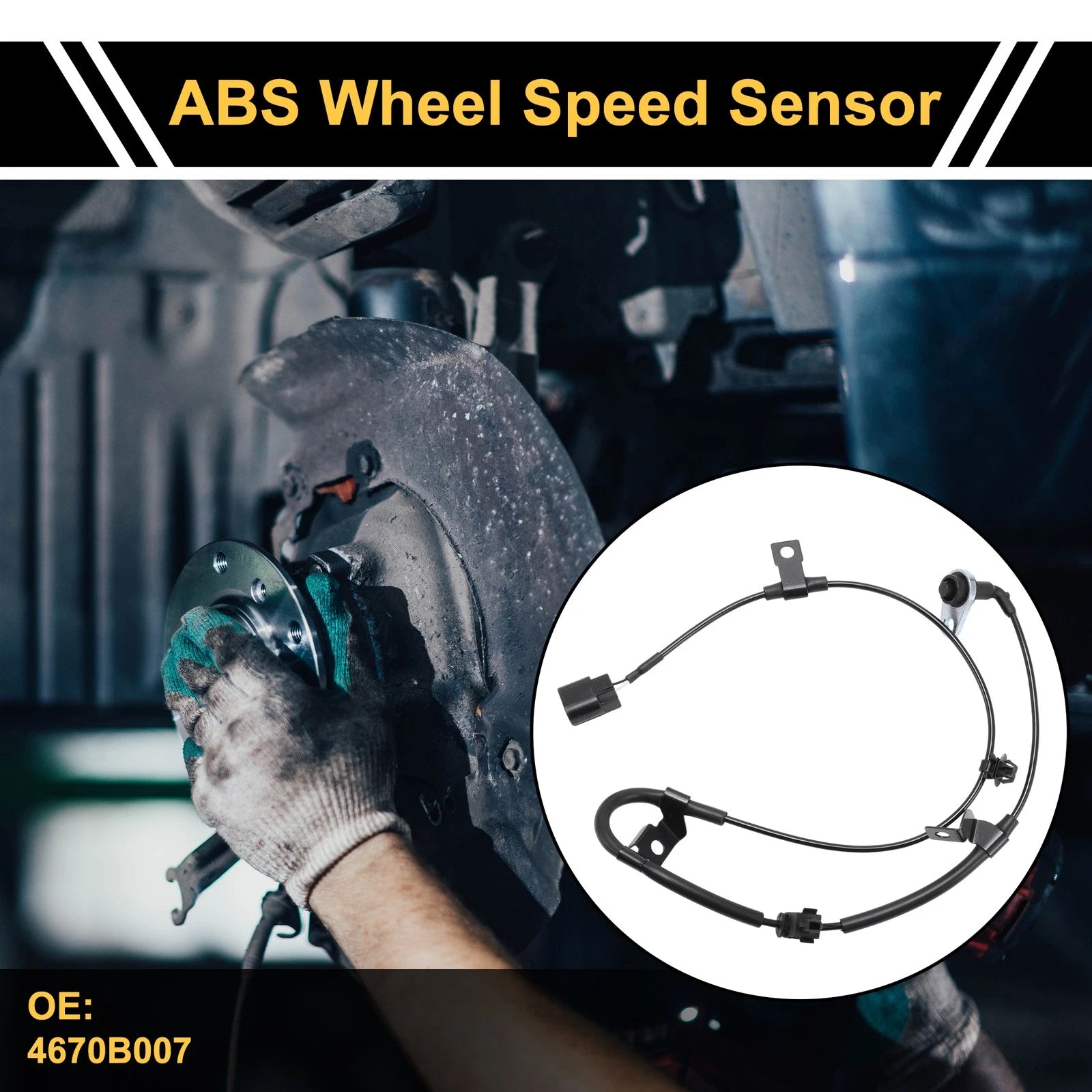 ABS Wheel Speed Sensor Replacement for Mitsubishi L200 (2016–2023) Rear Left