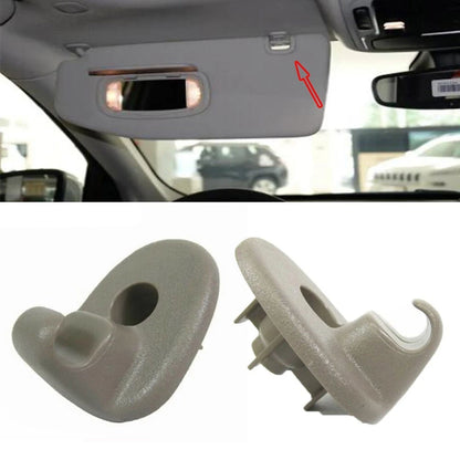 2X Sun Visor Clip Replacement Retainer for Jeep Liberty, Dodge Nitro (2002–2012)