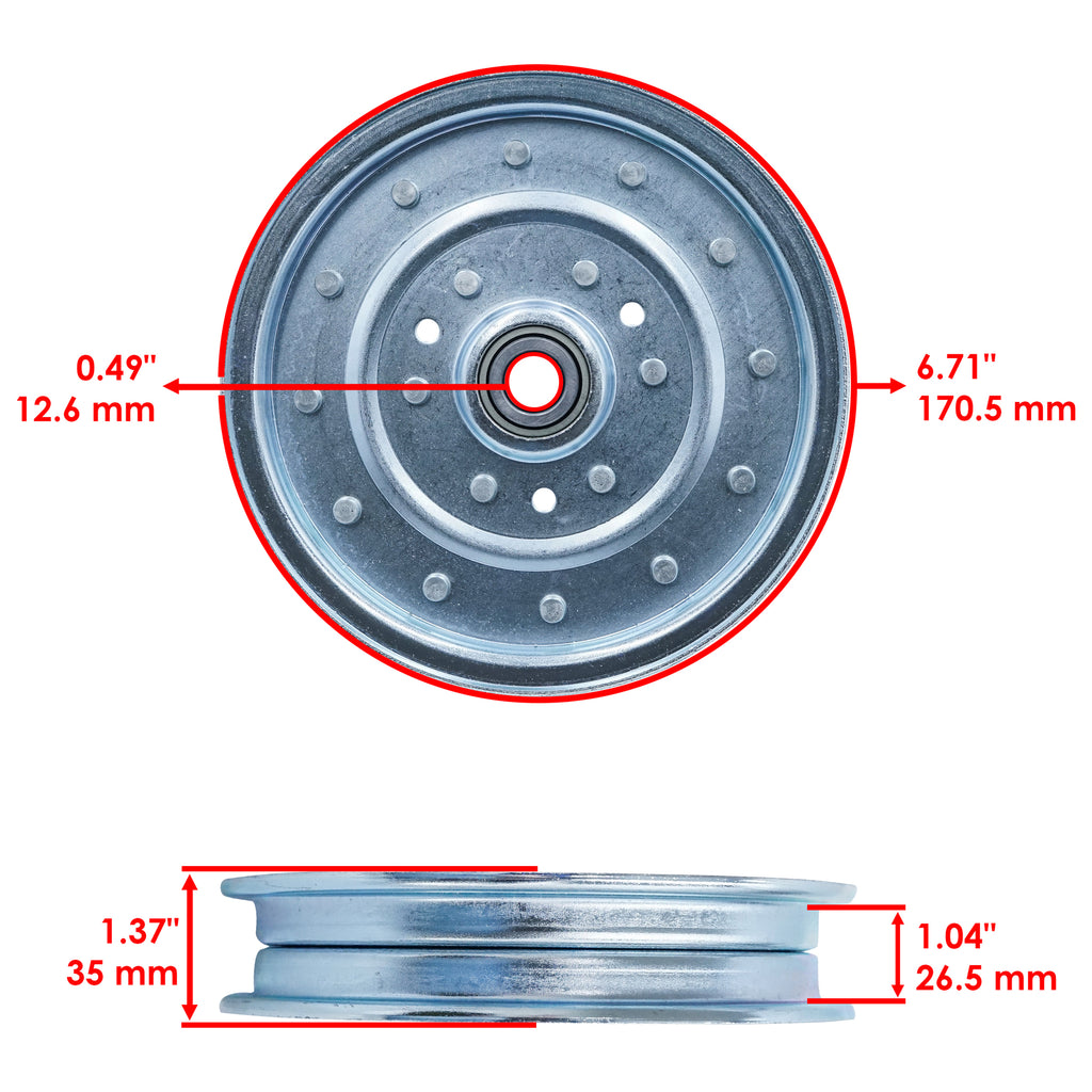 Idler Pulleys Replacement Kit for Snapper Simplicity (2000–2000)