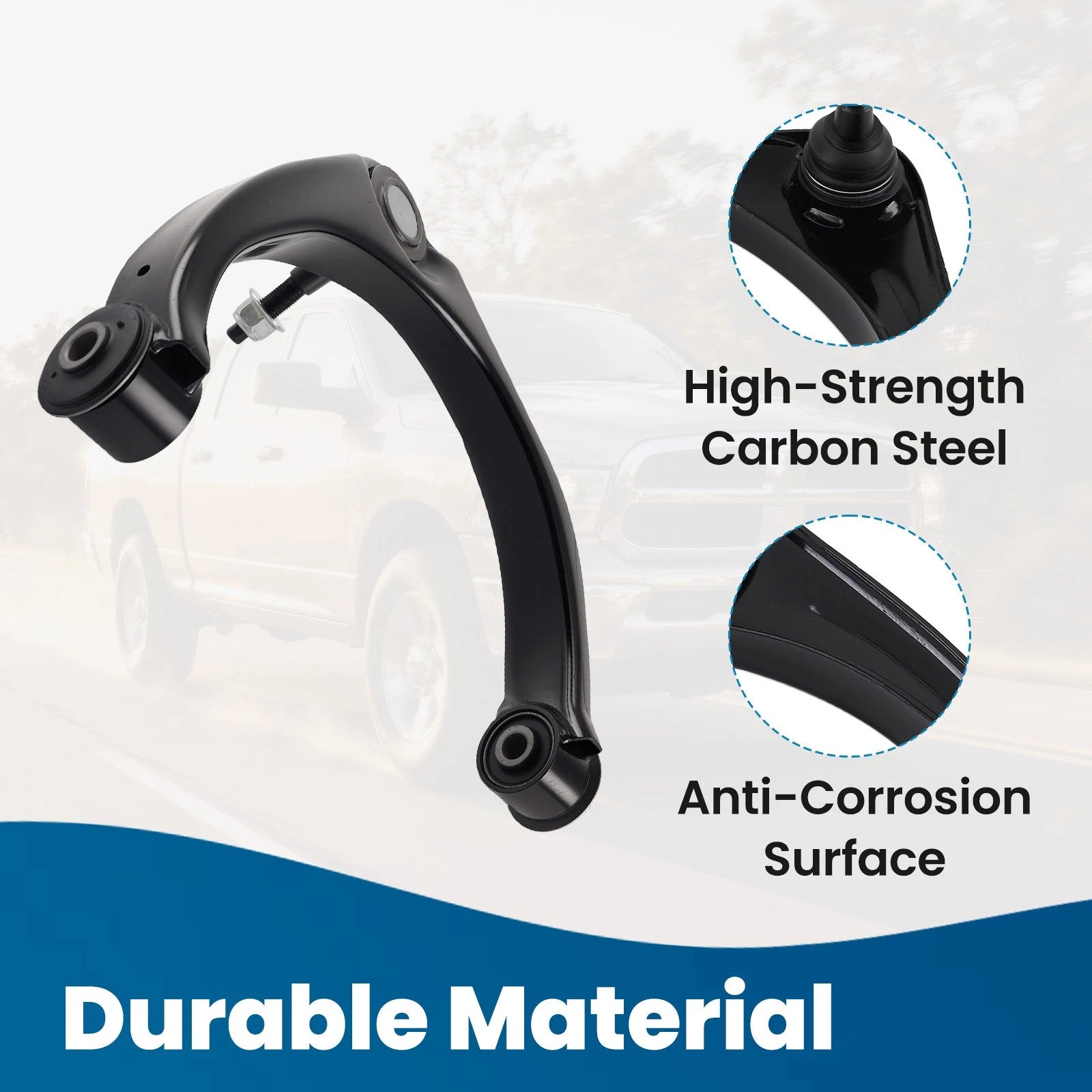 Upper Control Arm Ball Joint Driver Side for Dodge Ram 1500 (2009–2024)