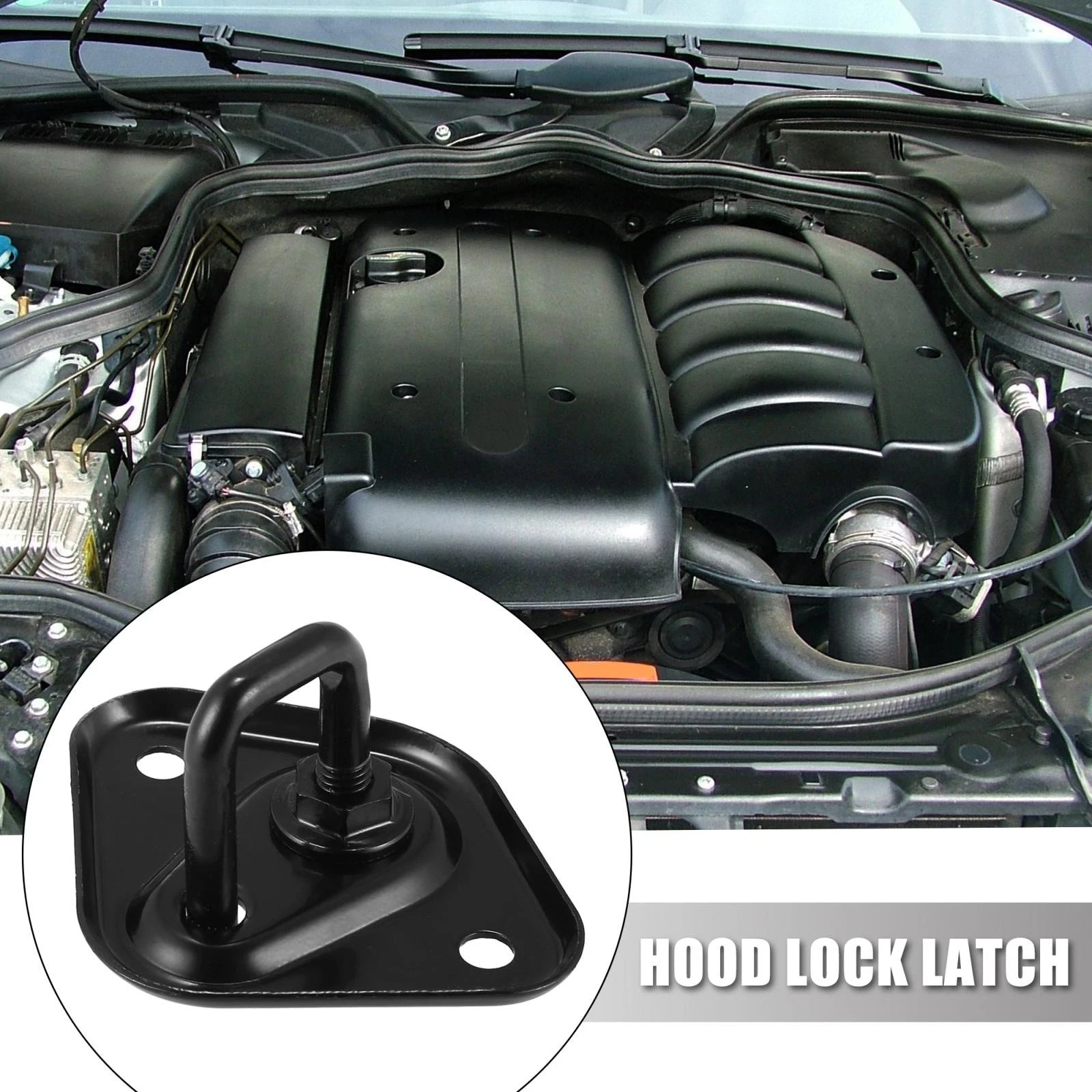 2PCS Hood Lock Latch Upper Replacement for Mercedes-Benz C63 (2008–2017)