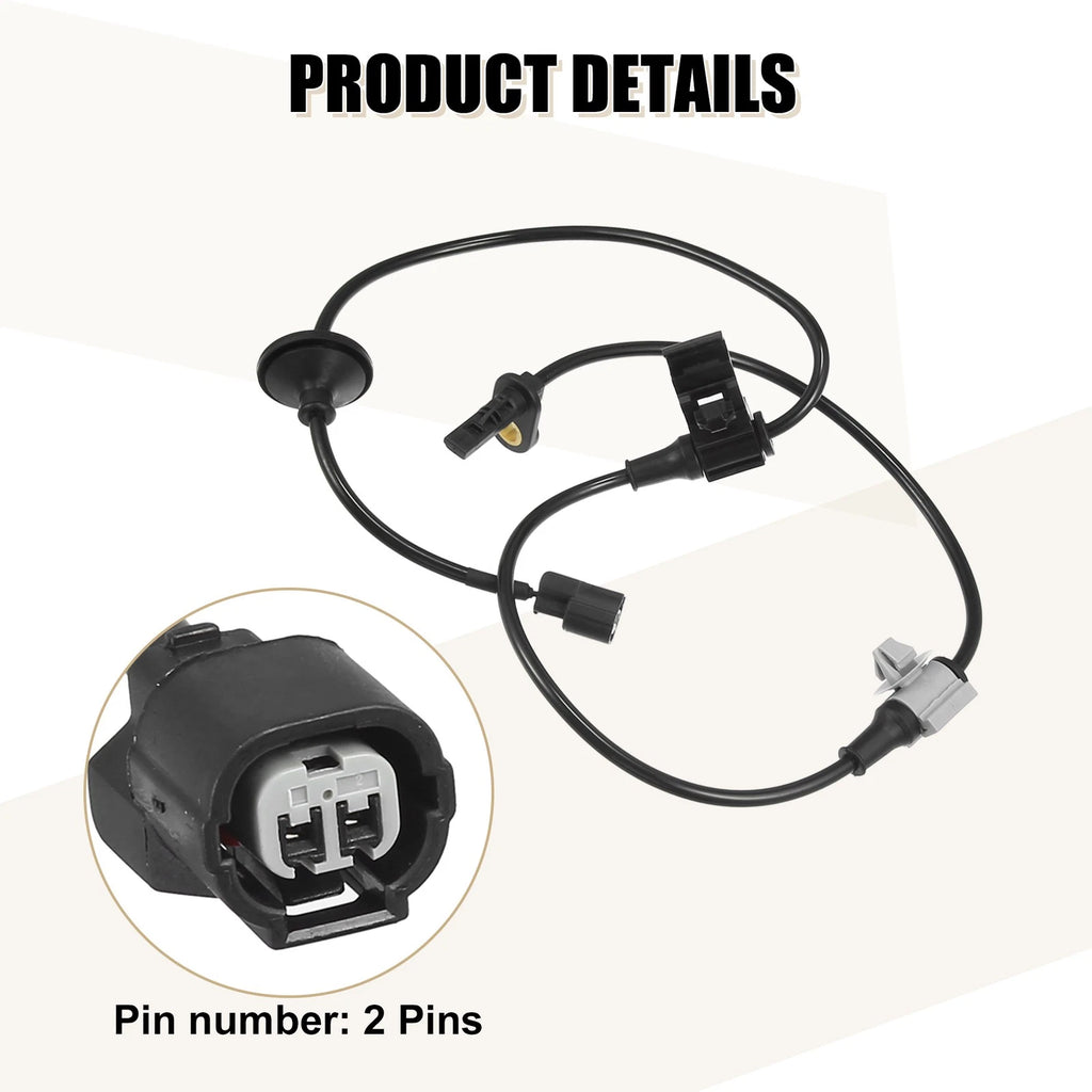 ABS Sensor Front Right Replacement for Honda Odyssey (2005–2006) V6 3.5L
