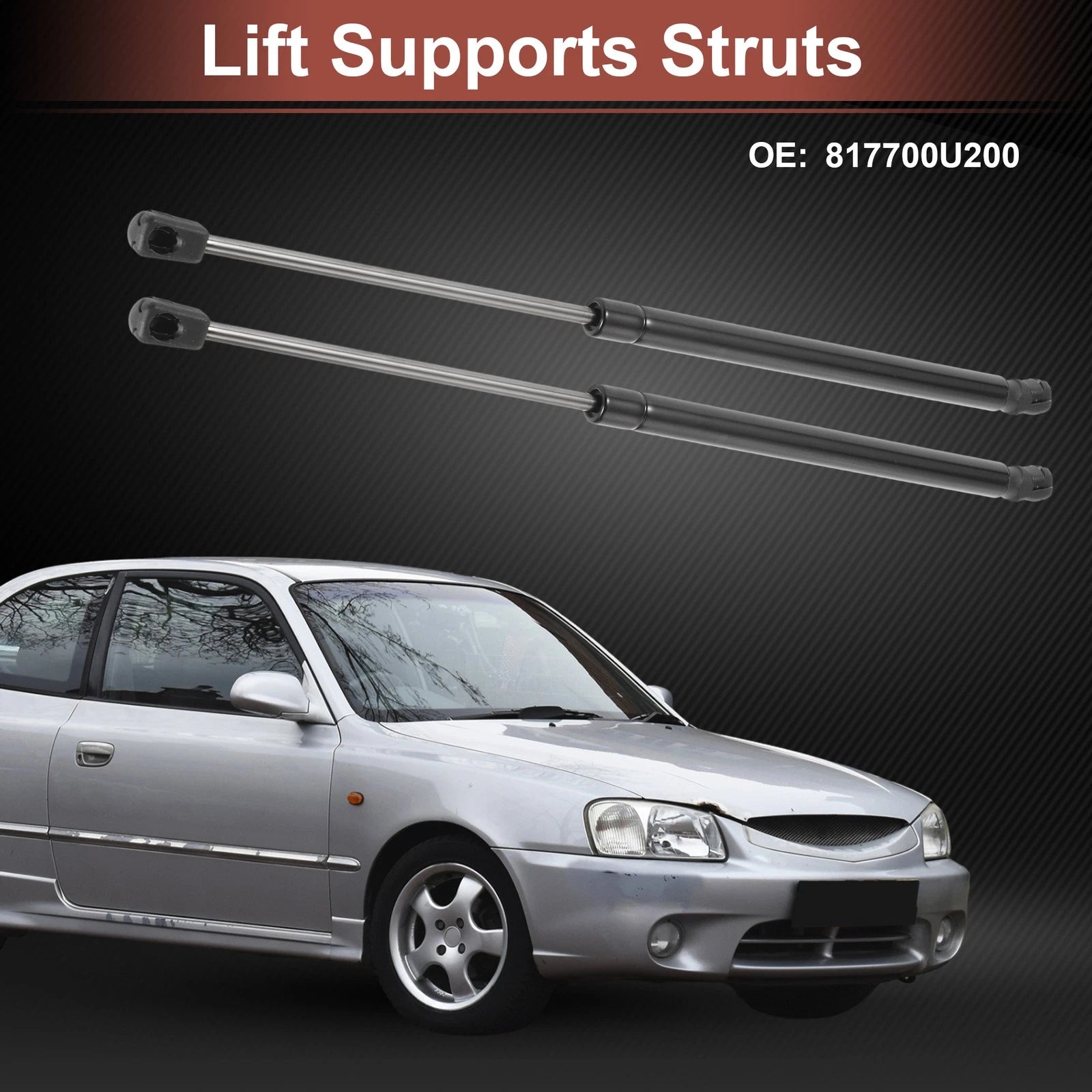 Rear Hatch Lift Supports Gas Strut for Hyundai Accent 2012–2017 Hatchback